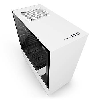 NZXT H500i Mid Tower ATX Akll Beyaz Bilgisayar Kasas