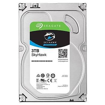 Seagate Skyhawk 3.5 3TB Sata 3.0 64MB 180MB/S 5400 RPM ST3000VX009 HDD & Harddisk