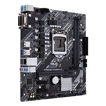 Asus Prime H410M-A/CSM Intel H410 LGA1200 DDR4 2933 HDMI DVI VGA M2 USB3.2 mATX Anakart