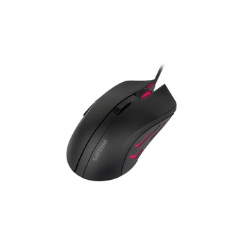 PHILIPS SPK9313, 2400DPI, USB Kablolu, Gaming  Mouse (Siyah)