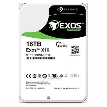 Seagate Exos 3.5 16TB 7200 512E/4KN ST16000NM001G HDD & Harddisk