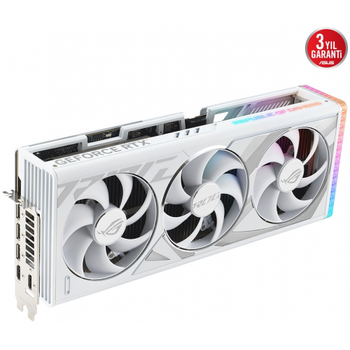 Asus ROG-STRIX-RTX4090-O24G-WHITE 24Gb 384Bit GDDR6X 2xHDMI 3xDP GAMING Ekran Kart