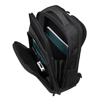 Samsonite Mysight KF9-09-005 17.3in� Usb Giri�li Siyah Laptop S�rt �antas�