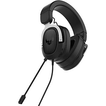 Asus Tuf Gaming H3 7.1 Silver Oyuncu Kulakl Pc Mac PS4 Nintendo Switch Mobil ve XBox One Uyumlu Kulaklk