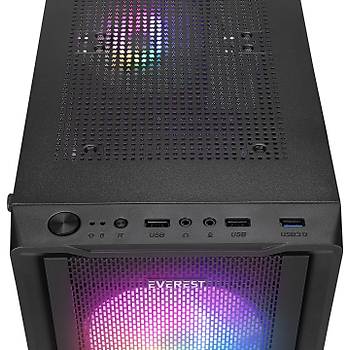Everest MIDION Mesh PEAK 350W 4*120MM Rainbow KASA