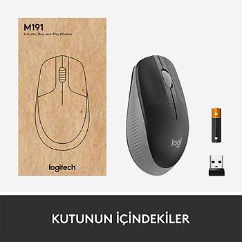 LOGITECH M190 KOZAK CHARCOAL MOUSE 910-005905