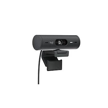 LOGITECH BRIO 500 FULL HD 1080P MKROFONLU WEB KAMERASI - SYAH 960-001422