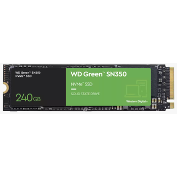 240GB WD GREEN SN350 M.2 NVMe 2400/900MB/s WDS240G2G0C M2 SSD