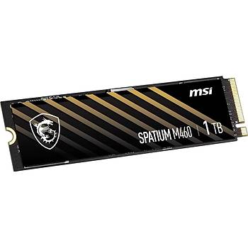 MSI Spatium M460 1TB M.2 5000/4500Mbs Gen4 NVMe SSD