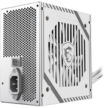 MSI Mag A650BNL White 650W 80+ Bronze Power Supply