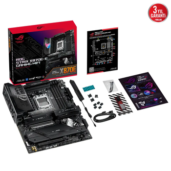 Asus ROG Strix X870E-E Gaming Wi-Fi AMD AM5 4xDDR5 ATX Anakart
