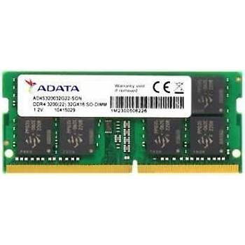 Adata DDR4-3200Mhz CL22 1x32GB SO-DIMM (22-22-22) 1.2V Ram