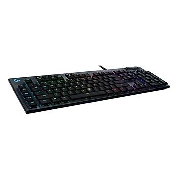 Logitech G G815 Clicky Mekanik Oyuncu Klavyesi (Eng Tu� Dizimi)- Lightsync RGB - Siyah 920-009093