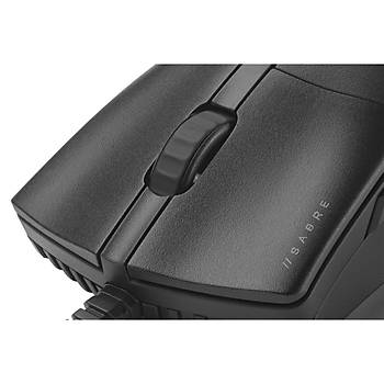 Corsair CH-9303101-EU Sabre Pro Champion 18.000 Dpı Optik Sensör Siyah Gaming Mouse