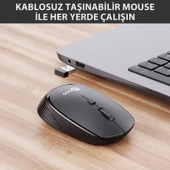 Lenovo Lecoo WS202 Siayh USB Kablosuz Mouse