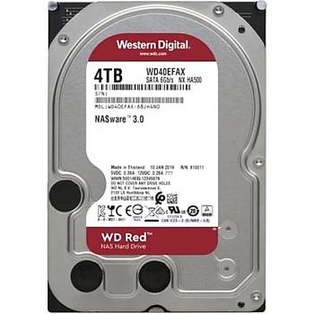 Western Digital Red 3.5 Sata III 6Gbs 4TB 64MB Nas WD40EFAX HDD & Harddisk