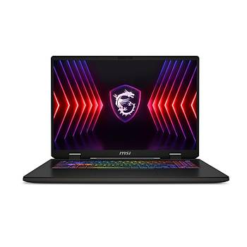 MSI Sword 17 HX B14VGKG-054XTR i7-14700HX 32GB DDR5 RTX4070 GDDR6 8GB 1TB SSD 17.0 FHD+ 165Hz DOS Laptop