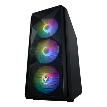Vento VG10F Mid Tower 650W 80+ Bronze Temperli Cam RGB Atx Gaming Kasa