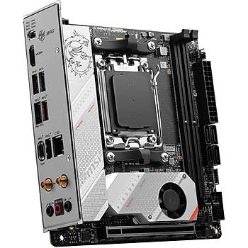 MSI Mpg B650I Edge Wi-Fi 6E AMD AM5 DDR5 7200Mhz(OC) Mini-ITX Anakart