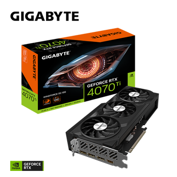 Gigabyte GV-N407TWF3OC-12GD RTX4070T 12GB GDDR6X 192BT Ekran Kart
