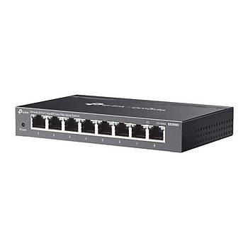 TP-Link Omada ES208G 8Port 10/100/1000 Gigabit Kolay Y�netilebilir Switch