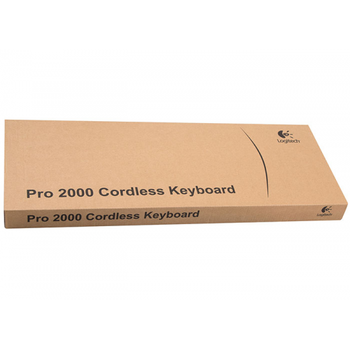 LOGITECH PRO 2000CL, Kablosuz, ngilizce Q, Multimedya Klavye