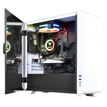 Gamdias Mars E2 500W Tempered Glass White Edition Gaming Bilgisayar Kasas