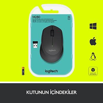 Logitech M280 910-004287 Kablosuz Siyah Mouse