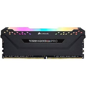 Corsair CMW16GX4M2C3600C18 16GB (2X8GB) DDR4 3600MHz Black Vengeance RGB Pro Soutuculu DIMM Bellek Ram