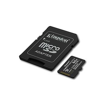 Kingston Canvas Select Plus A1 64GB SDCS3/64GB Micro SD Kart