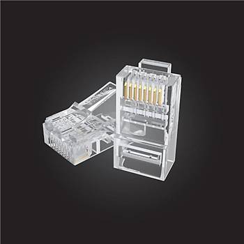 Unitek CAT6 RJ45 (100 Adet) Mod�ler Konnekt�r (Y-OT19TP)
