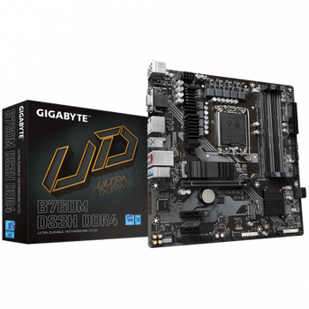 Gigabyte B760M-DS3H-DDR4 3200Mhz(OC) M.2 ATX 1700p Anakart