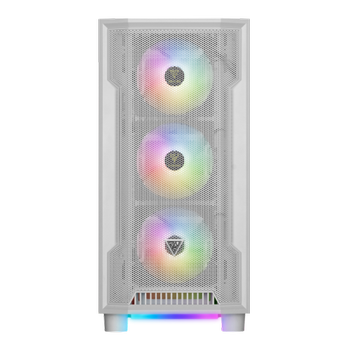 Gamdias Athena M6 Lite WH 750W Mesh ARGB 80+ Bronze ATX White Edition Gaming Kasa