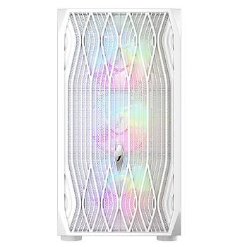 1st Player Ariya AY7 Beyaz 650W 80+ Argb 4X12CM Fan Temperli Cam Mesh USB 3.0 ATX Kasa