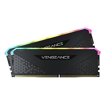 Corsair CMG32GX4M2E3200C16 32GB (2x16GB) DDR4 3200MHz C16 VENGEANCE RGB RS BLACK SOGUTUCULU DIMM BELLEK