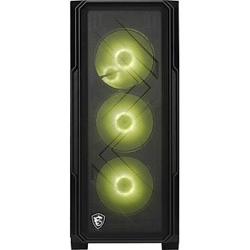 Msi Mag Forge 340R Airflow Temperli Cam 4X120MM Argb Fan Atx Gaming Bilgisayar Kasas�