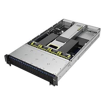 Asus RS720-E11-RS24U/10G (1+1 2600W) GPU Destekli Barbone Rack Server Sunucu (��lemci Yok - Ram Yok - FreeDos )