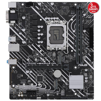 Asus Prime H610M-E D4 CSM Intel LGA1700 2xDDR4 Micro ATX Anakart
