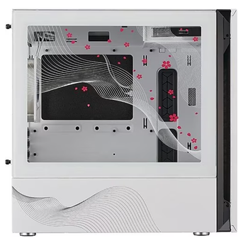 Cooler Master Silencio S400 TG Sakura Edition ARGB Fanl� Pencereli MicroATX Sessiz Oyuncu Kasas�