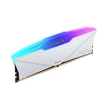Apacer NOX RGB AURA White 8GB 3200Mhz CL16 DDR4 Gaming Ram (AH4U08G32C28YNWAA-1)