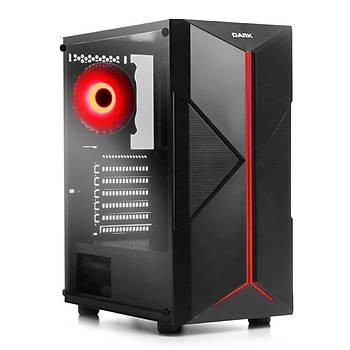 Dark DKCHXFORCE450 X-FORCE 450W 3x Fan ARGB LED �eritli USB3.0 Full Akrilik Bilgisayar Kasas�
