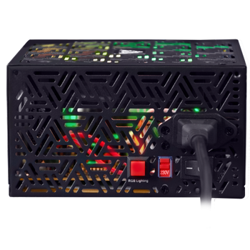 GAMDIAS KRATOS E1-500, 500W, RGB, GAMING, ATX, Power Supply (PSU)
