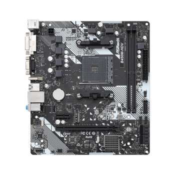 ASROCK B450M-HDV R4.0 2xDDR4 M.2 D-SUB DVI HDMI AM4 Soket Anakart