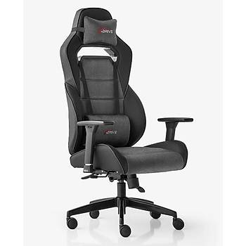 xDrive Gktrk Profesyonel Oyuncu Koltuu Kuma Gri/Siyah