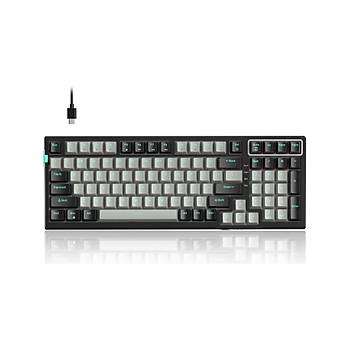 MageGee SKY98 99Tu� Blue Whale Switch Gasket Rgb Hot-Swap Kablolu Mekanik Oyuncu Klavyesi