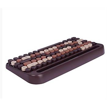 Everest Mocha KB-99 TKL �oklu Cihaz Ba�lant�l� Kablosuz Klavye