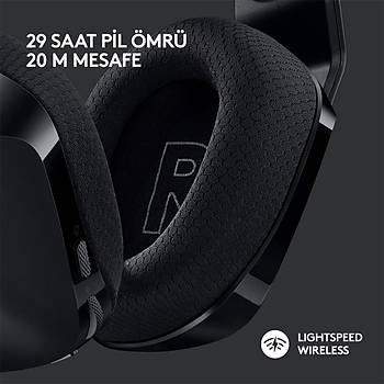 LOGITECH G G733 LIGHTSPEED KABLOSUZ RGB OYUNCU KULAKLII SYAH 981-000864