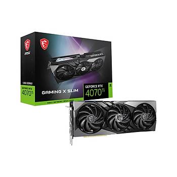 MSI RTX 4070 TI Gaming X Slim 12GB GDDR6X 192Bit Ekran Kart