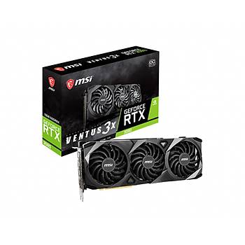 Msi Geforce RTX 3080 Ventus 3X 10G OC 10GB 320Bit GDDR6X Ekran Kart