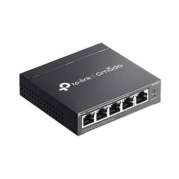 TP-Link Omada ES205GP 5Port 65W 10/100/1000Mbps Y�netilebilir Gigabit PoE Switch